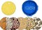 Bundle - 3.5" circle w/post and 5 animal print inserts - Silicone Freshie Mold
